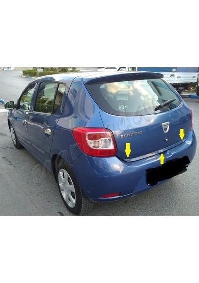 Dacia Sandero Krom Bagaj Alt Çıta 2012 Sonrası Paslanmaz Çelik N11.3636