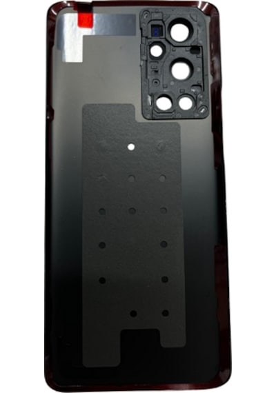Oneplus 9 Pro Uyumlu Arka Kapak Pil Kapağı Kamera Camlı Gümüş Çok Renkli