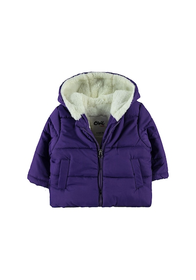 Civil Girls Civil Baby Kız Bebek Kapüşonlu Mont 6-18 Ay Mor 214003242k21-2 Mor