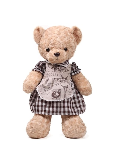 Kıyafetli Ayı 60 Cm Figür Peluş Oyuncak - Büyük Peluş Oyuncak - Tgs-p202590 Çok Renkli