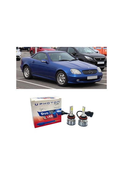 Mercedes Slk R170/r171 Led Xenon Uzun Far Ampulü H7 Duo Yeni Seri Beyaz