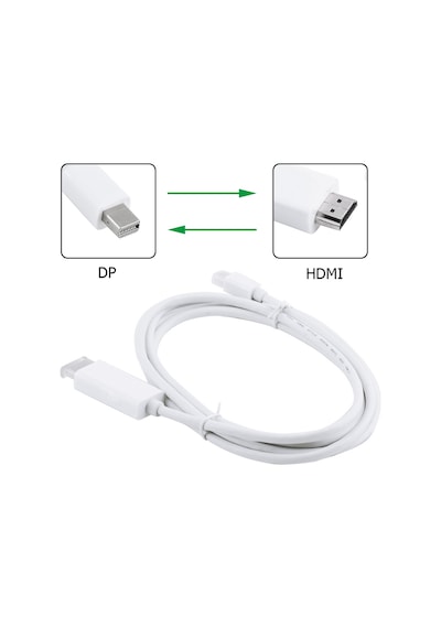 Apple Uyumlu MacBook Mini Displayport Thunderbolt To Hdmi Kablo Çevirici 5Metr