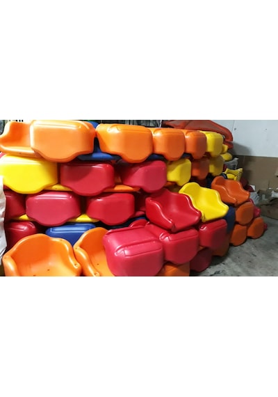 Park Çocuk Salıncak Koltuğu Sarı - Turuncu