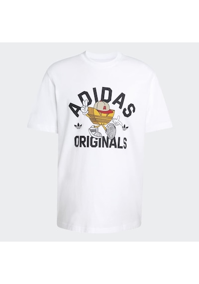 Adidas Ks7616 Gfx T Erkek Tişört Beyaz
