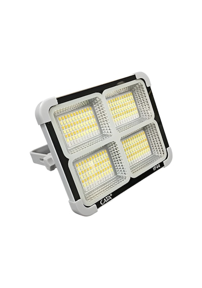 Cata Ct-4698 Solar Projektör 200w Şarjlı Led Projektör Ip65 3 Renk Modlu Dimmerli Işık