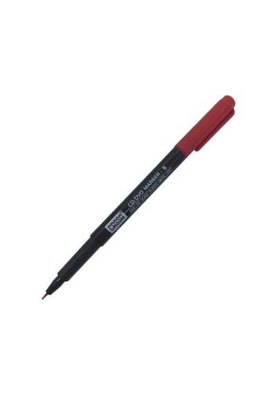 Cassa Asetat Kalemi Permanent Marker S Seri Kırmızı 8726 Çok Renkli