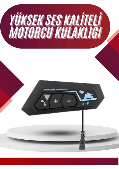 Mey İthalat Intercom Bluetooth Kask Kulaklık Motosiklet Kulaklık 5.0 Bluetooth 27648252