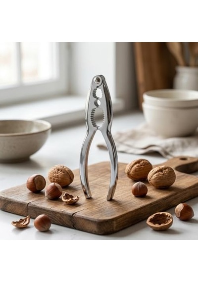 Çelik Ceviz Kıracağı - Ergonomik Tasarımlı Etrafa Sıçratmayan Hazneli Ceviz Fındık Ve Kırıcı Kabuklu Yemiş