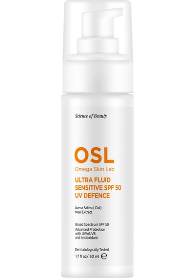OSL Omega Skin Lab Ultrafluid Sensitive Kuru ve Hassas Ciltler İçin Güneş Kremi SPF50 50 ML