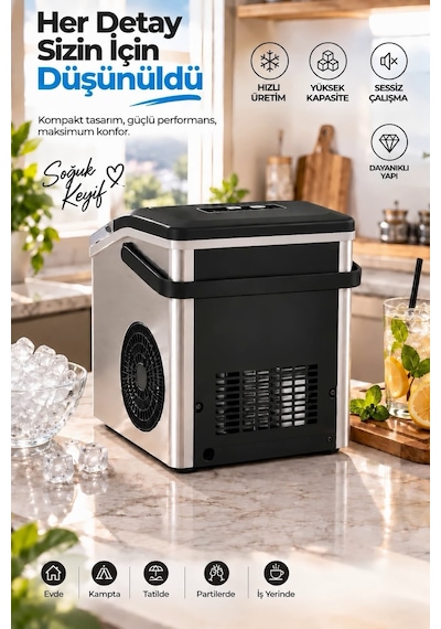 Vexgen Fineblue Taşınabilir Hızlu Buz Yapma Makinesi