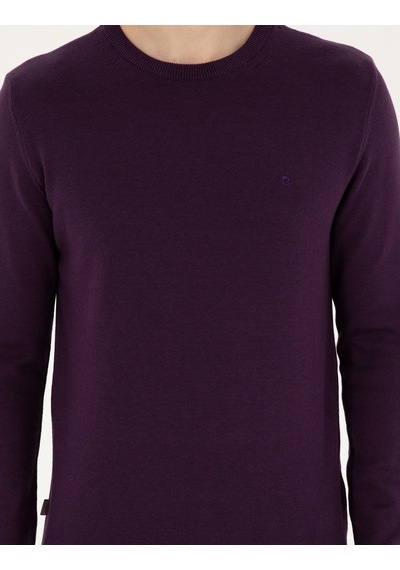 Pierre Cardin Erkek Mor Kazak /triko 50296575-vr038 Mor