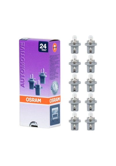 Osram 24 Volt Soketli Gösterge Ampulü 1.2W - 10 Adet