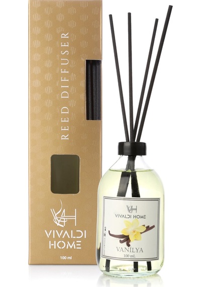 Vivaldi Home Vanilya Çubuklu Oda Kokusu Esansiyel Uçucu Yağ 100 ML