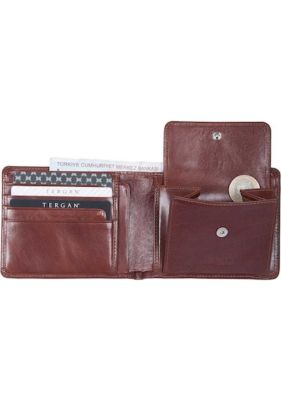 Tergan Taba Deri Erkek Cüzdan - S1ce00001308-b01 Taba