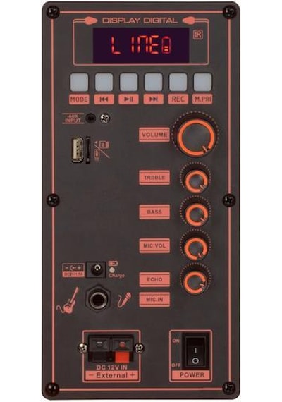 Torima NDR-108R Kablosuz Mikrofonlu Uzaktan Kumandalı RGB Bluetooth Hoparlör