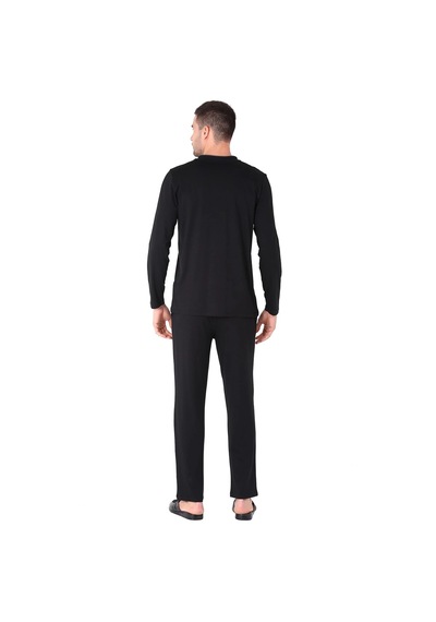 Epilons Zenvial D's Damat 221001 Uzun Kol Pijama Takımı Zenviall2 Siyah