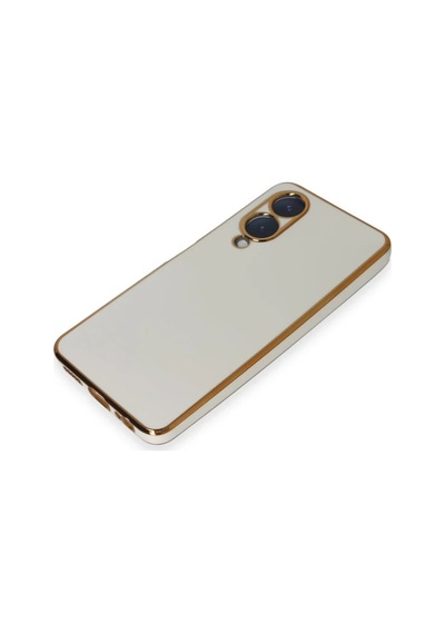 Vivo Y17s Kılıf Volet Silikon - Beyaz 0.2M-Çok Renkli