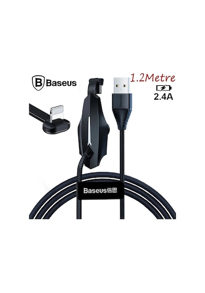 Baseus Colorful Suction iPhone Uyumlu Oyuncu Usb Şarj Kablosu 2.4a 1.2m- 5775