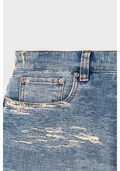 Emporio Armani Normal Bel Geniş Paça Eskitilmiş Efektli Jeans Erkek Kot Pantolon Em006488 Af27794 Mb003 Açık Mavi Emporio Armani Normal Bel Geniş Paça Eskitilmiş Efektli Jeans Erkek Kot Pantolon Em006488 Af27794 Mb003 Açık Mavi