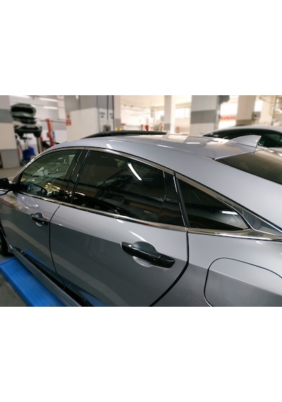 Honda Civic Fc5 Kapı Direk Kaplama - Piano Black
