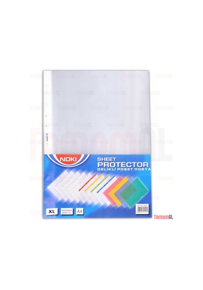 Noki 4830 Xl Extra Kalın Şeffaf Poşet Dosya 100'lü Paket