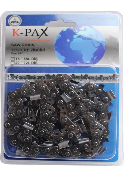K-Pax Motorlu Testere 3/8 34 Diş Zincir