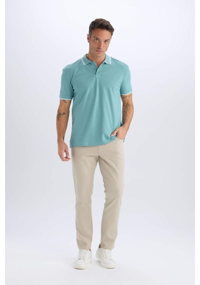 DeFacto Slim Fit Dar Kesim Dar Paça Chino Kanvas Pantolon C2401AX25SPBG191