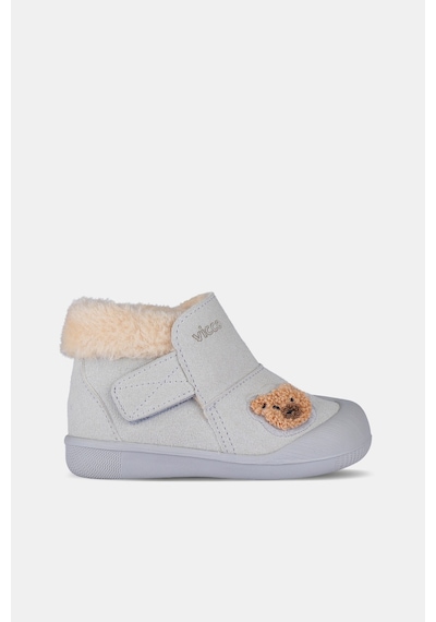 Vicco Kind Kürklü Unisex İlk Adım Gri Bot Gri