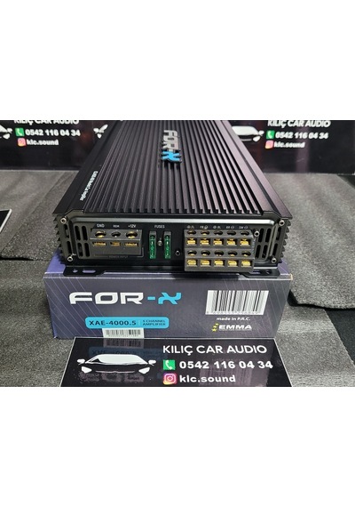 For x Xae 4000.5 5 Kanal Oto Amfi