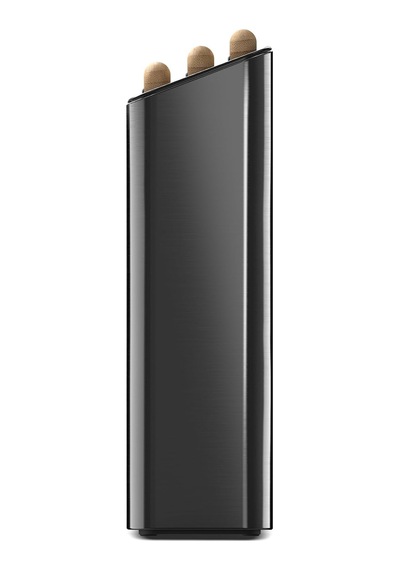 Folio 3 Parçalı Premium Bambu Kesme Tahtası Seti, Organize Mutfak Depolama İçin İnce Paslanmaz Çelik Kasa Çok Renkli
