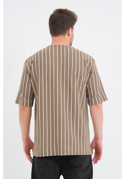 Redline Shift Erkek Oversize Tişört Kahverengi