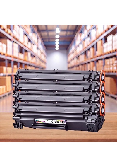 Hp Laserjet Pro M225 Muadil Toner Çipli Cf283x 4'lü 2.400 Sayfa