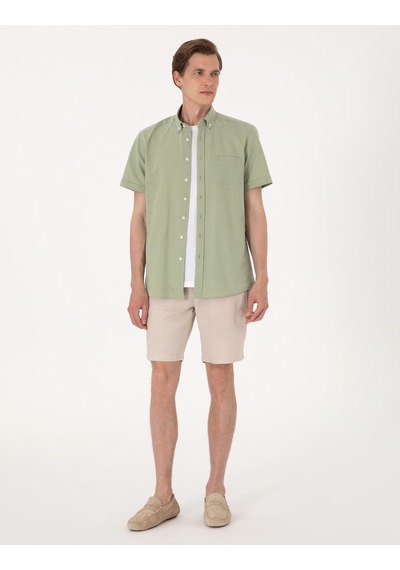 Pierre Cardin Erkek Bej Şort / Bermuda 50301780-vr011 Bej