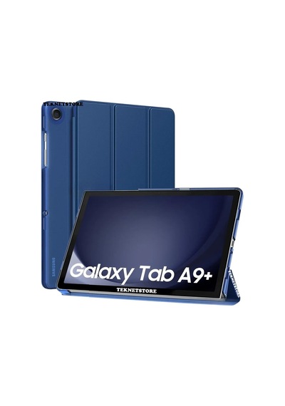 Samsung Uyumlu Galaxy Tab A9 Plus X210 Tablet Kılıfı Ekran Koruyucu Dokunmatik Kalem Seti Kılıf