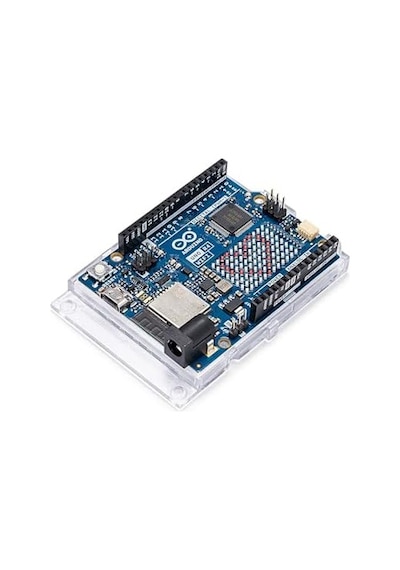 Arduino Uno R4 Wifi Renesas Ra4m1 + Esp32-s3, Wi-fi, Bluetooth, Usb-c, Can, 12-bit Dac, Op Amp, Qwiic Connector, Gelişmiş Iot Ve Gömülü Projeler İçin 12x8 Led Matrisi