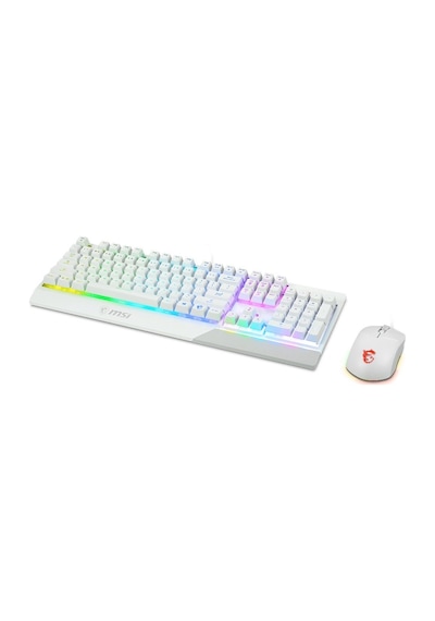 MSI GG Vigor GK30 Combo White RGB Türkçe Klavye Mouse Set