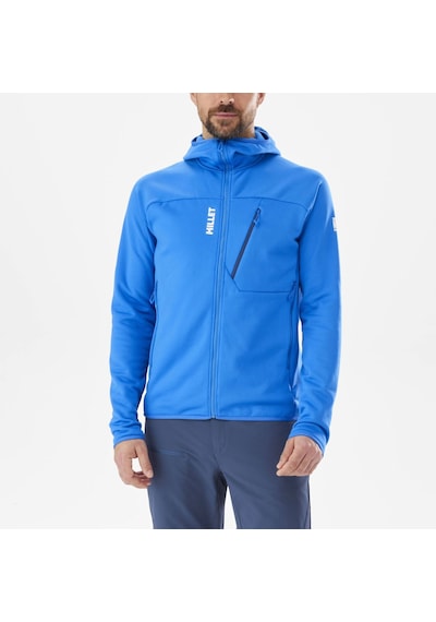 Millet Seneca Fl Hd Erkek Kapşonlu Polar Ceket Tam Fermuar Mıv10336 N3170 Mavi