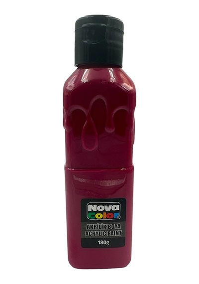 Nova Color Akrilik 180 Gr Magenta Kırmızı Çok Renkli