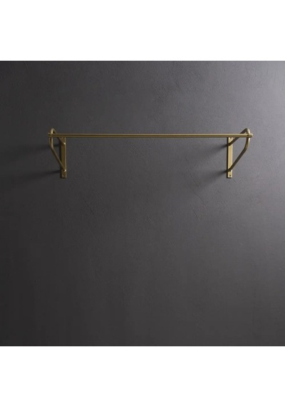 Ayaksız Gold Metal Duvara Monte Askılık Gold