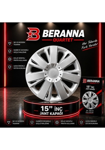 Beranna Quartet 15 İnç Jant Kapağı