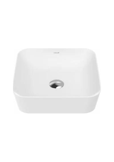 Creavit Ul040 Ultra Kare Çanak Lavabo Beyaz Mat 40 CM