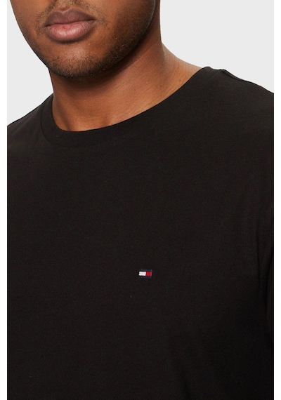 Tommy Hilfiger Erkek T Shirt Mw0mw37267 Bds Siyah SIYAH Siyah