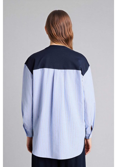 Defacto Regular Fıt Bisiklet Yaka Sweatshirt Kumaşı Sweatshirt Tunik G9278ax26spnv243 Lacivert-nv243