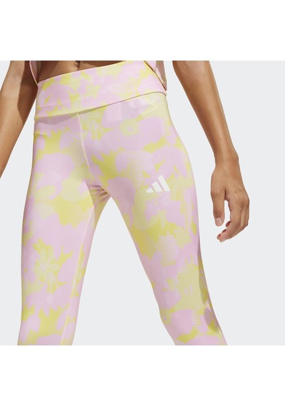 Adidas Train Essentials Flower Print Çocuk Tayt Jj5055 Çok Renkli