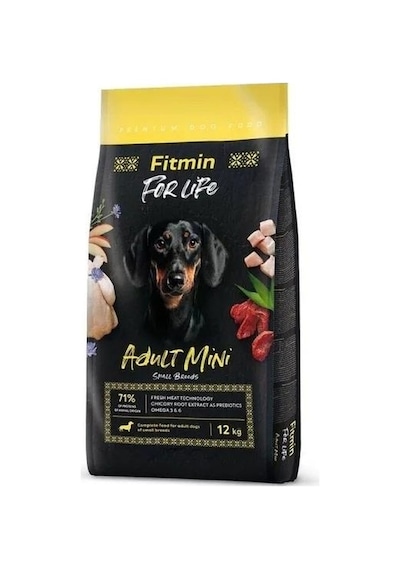 Fitmin Forlife Mini Irklar İçin Kümes Hayvanlı Yetişkin Köpek Maması 12 KG