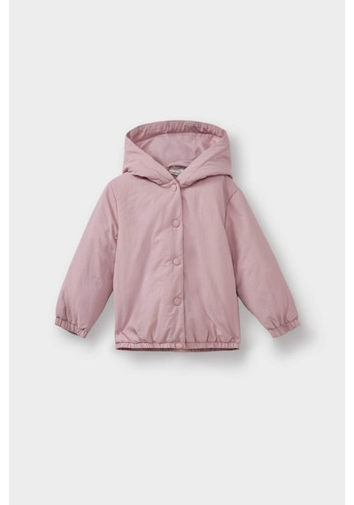 Defacto Su Geçirmez Kapüşonlu Mont Kız Bebek F8361a526sppn426 Pembe-pn426