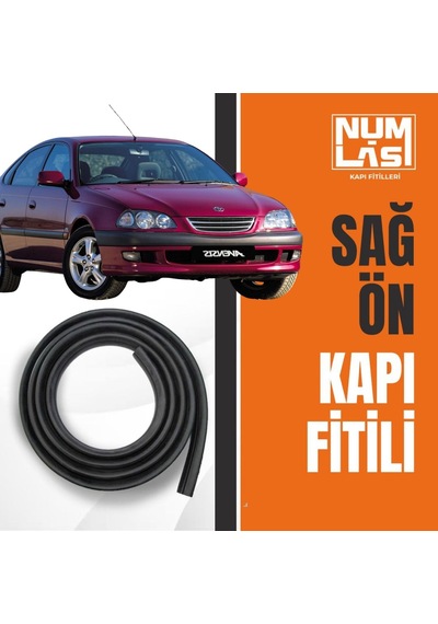 Toyota Avensis 1998-2003 Sağ Ön Kapı Fitili-a Kalite-numlas-nm5681