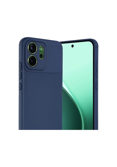 Newface - 39 - Oppo Reno 14f Auto Focus Karbon Kapak - Csmo-tex - - Lacivert