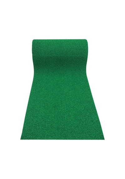 Kıvırcık Kapı Önü Dış Mekan Paspas / Kalınlık : 12 Mm. / En : 100 Cm. - Boy : 5 Metre / Yeşil