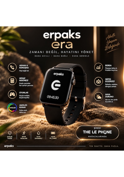 Erpaks Era Akıllı Saat (İthalatçı Garantili)